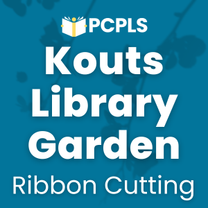 Kouts Library Garden Ribbon Cutting
